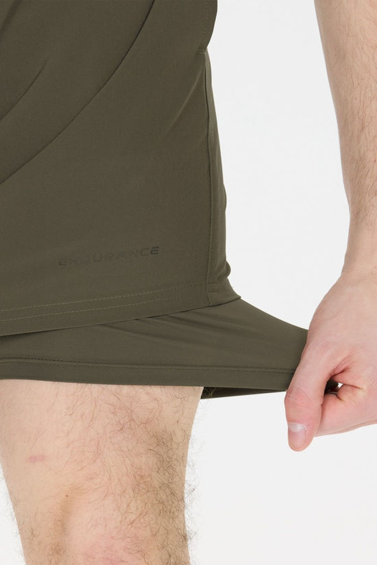 Endurance Mens Kros 2-In-1 Running Shorts Chimera
