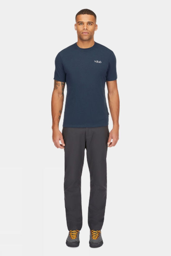 Rab Mens Crimp Elevation T-Shirt  Tempest Blue
