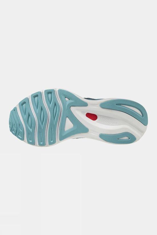 Mizuno Womens Wave Sky 6 Shoes Blue Shadow/White/Milky Blue