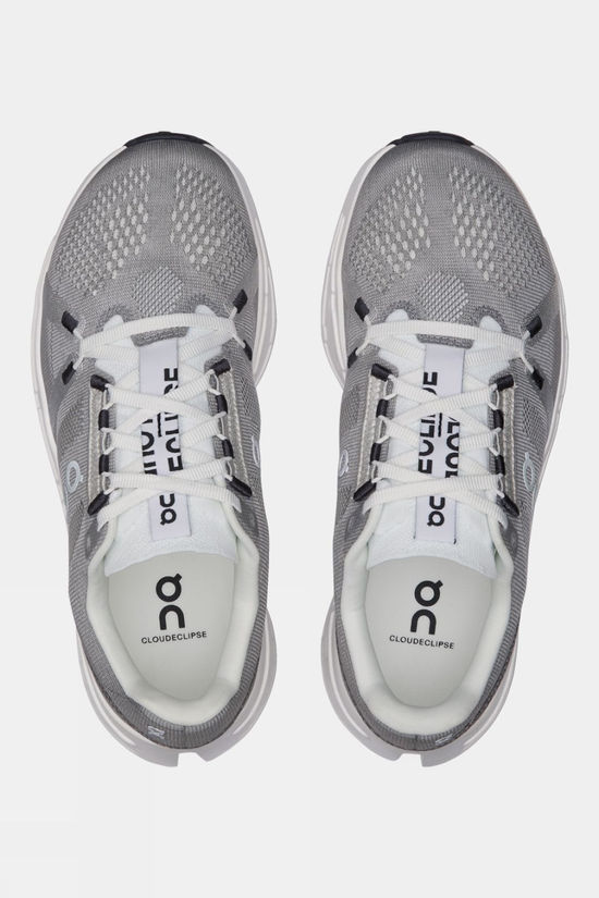 On Womens Cloudeclipse Shoes Alloy/White