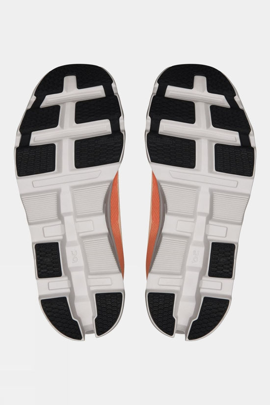 On Womens Cloudmonster 2 Shoes White/Flame