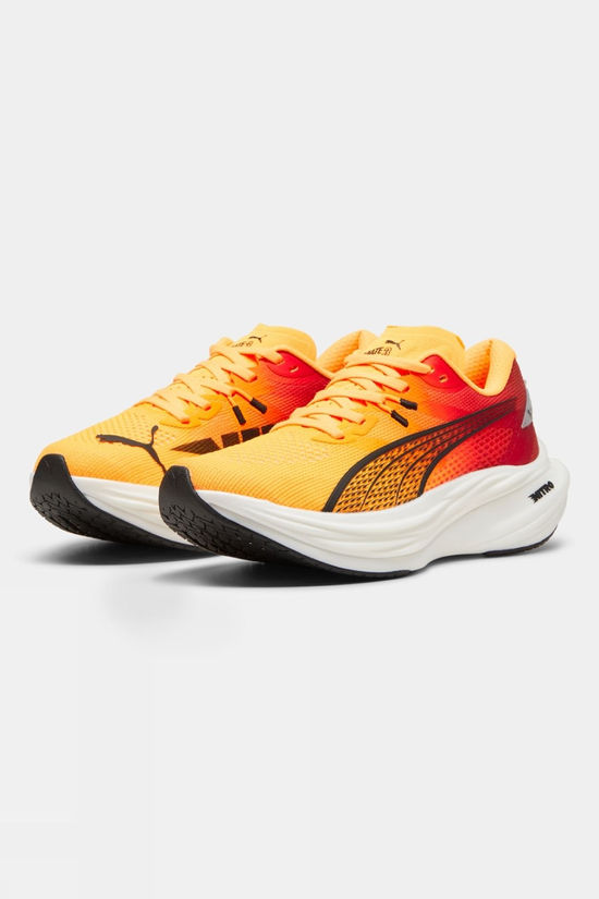 Puma Womens Deviate Nitro 3 Shoes Sun Stream/Sunset Glow/Puma White