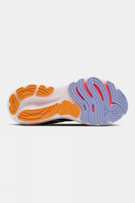 Brooks Womens Glycerin 22 Shoes Black/Blue Heron/Orange