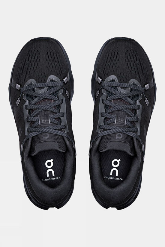 On Womens Cloudsurfer 2 Shoes Black/Black