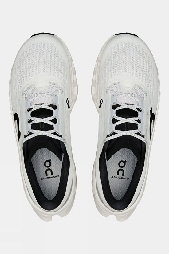 On Womens Cloudmonster 3 Shoes White | White