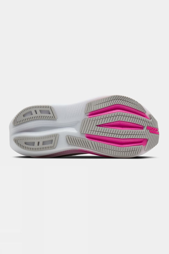 Brooks Womens Glycerin Max 2 Shoes Oyster/Argyle/Cyber Pink