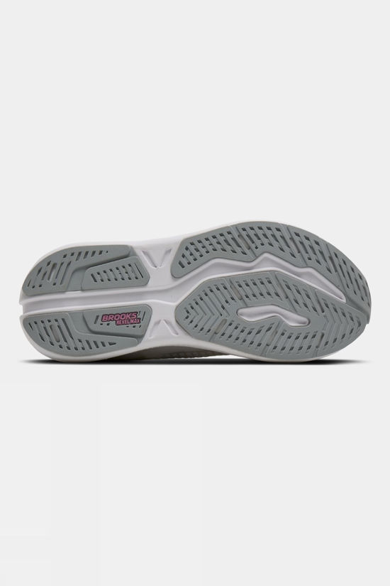 Brooks Womens Revel Max Shoes White/Harbor Mist/Metallic