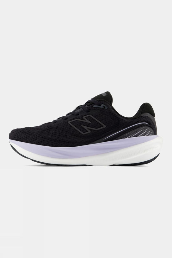 New Balance Womens 1080V15 Shoes Black / Smoked Violet