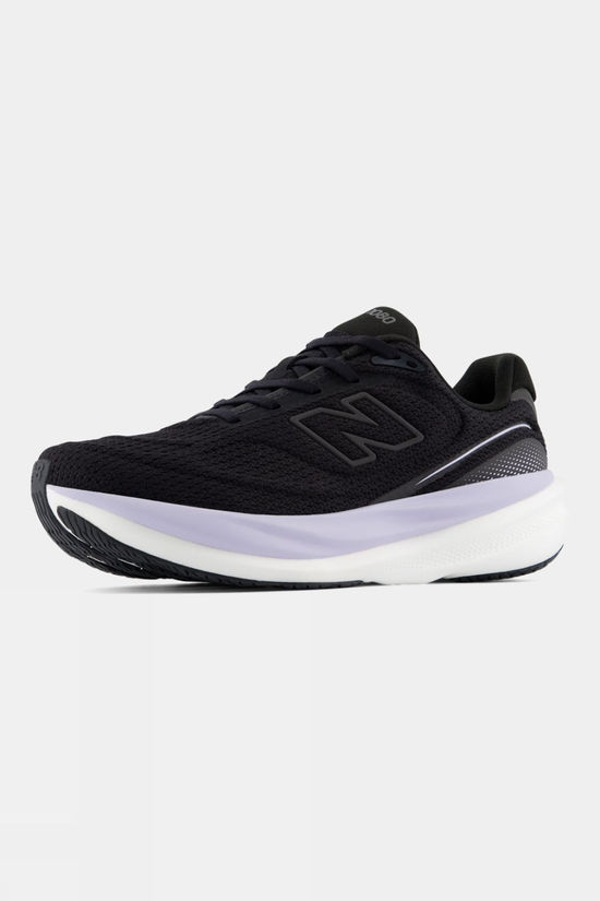 New Balance Womens 1080V15 Shoes Black / Smoked Violet