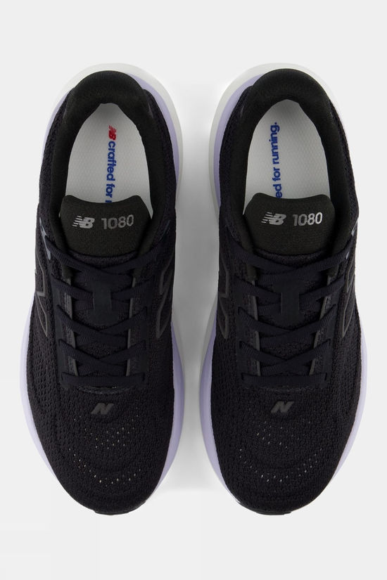 New Balance Womens 1080V15 Shoes Black / Smoked Violet