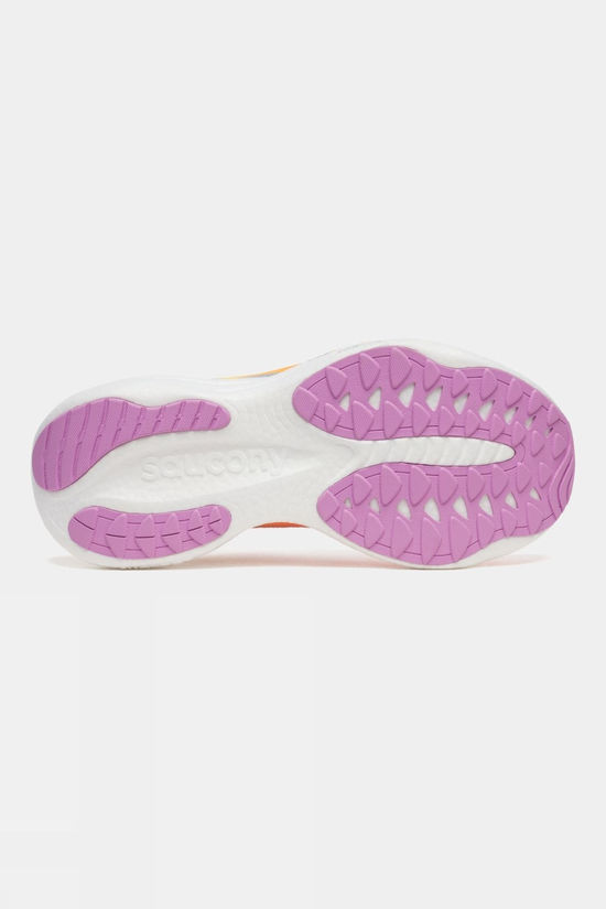 Saucony Womens Ride 19 Shoes Fire/Orchid