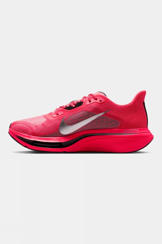 Nike Womens Pegasus Plus 2 Shoes Flash Crimson/Metallic Silver-Black