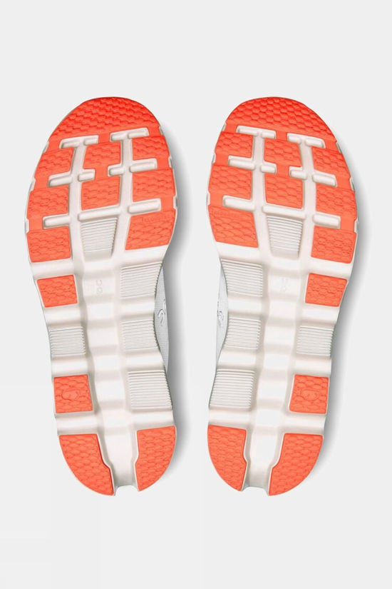 On Womens Cloudstratus 3 Shoes White/Sand