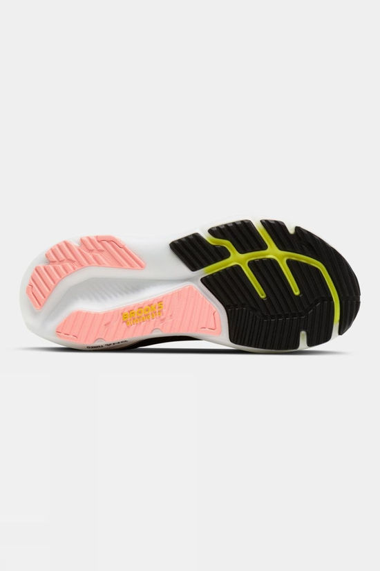 Brooks Womens Glycerin GTS 23 Shoes Black/Peach/Nightlife