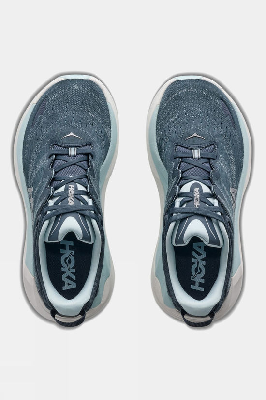 Hoka Womens Gaviota 6 Shoes Faded Navy / Glimmering Blue