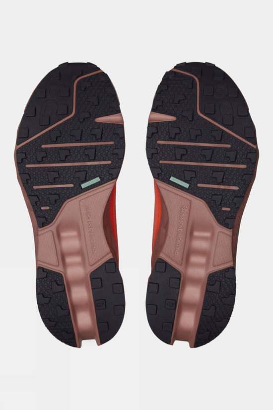 On Womens Cloudsurfer Trail Shoes Flame/Dustrose