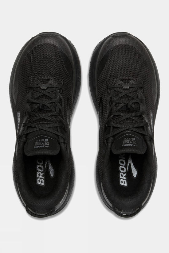 Brooks Womens Divide 6 GTX Shoes Black/Black/Ebony