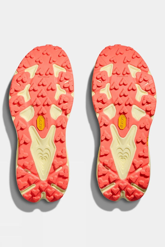 Hoka Womens Speedgoat 7 Shoes Vintage Yellow/Neon Flame