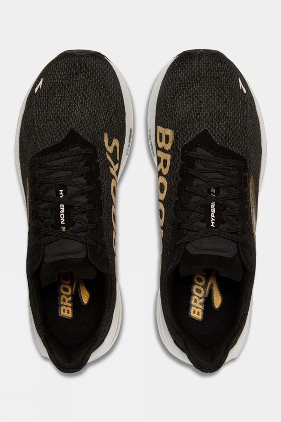 Brooks Womens Hyperion 2 Shoes Black/Gold/Pink