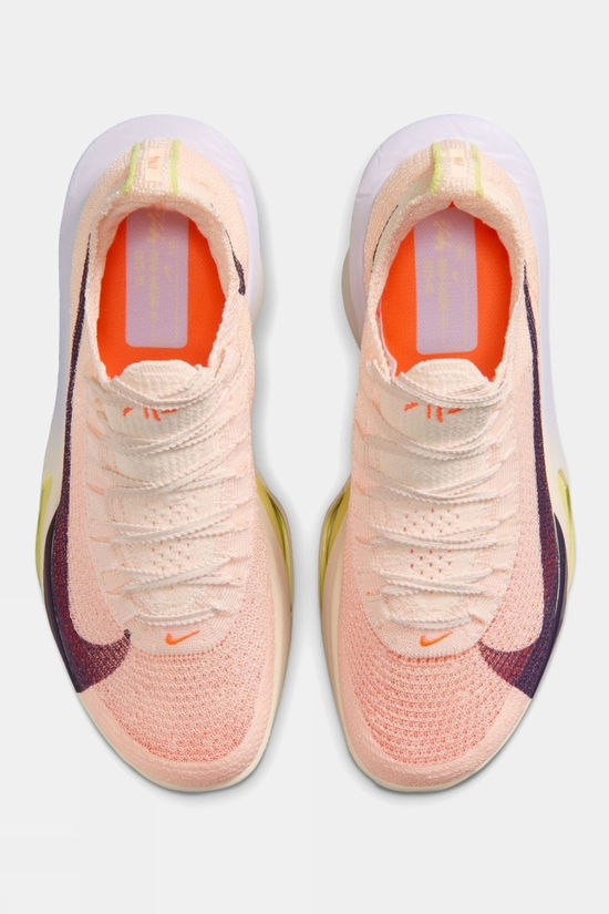 Nike Womens Alphafly 3 Shoes Chalk/Purple Dynasty-Hyper Crimson