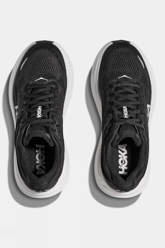 Hoka Mens Bondi 9 Shoes Black/White