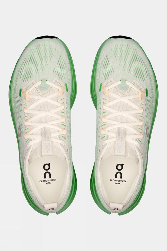 On Mens Cloudsurfer Max Shoes Ivory | Honeydew