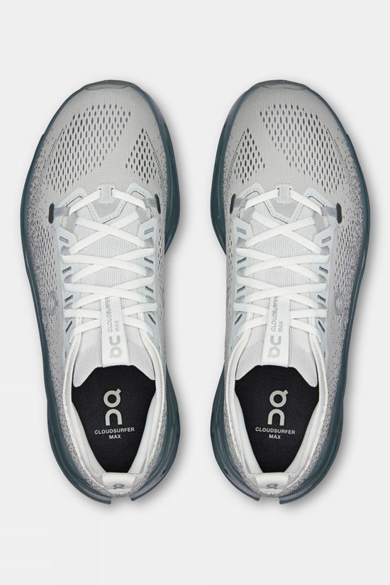 On Mens Cloudsurfer Max Shoes Iceberg | Olive
