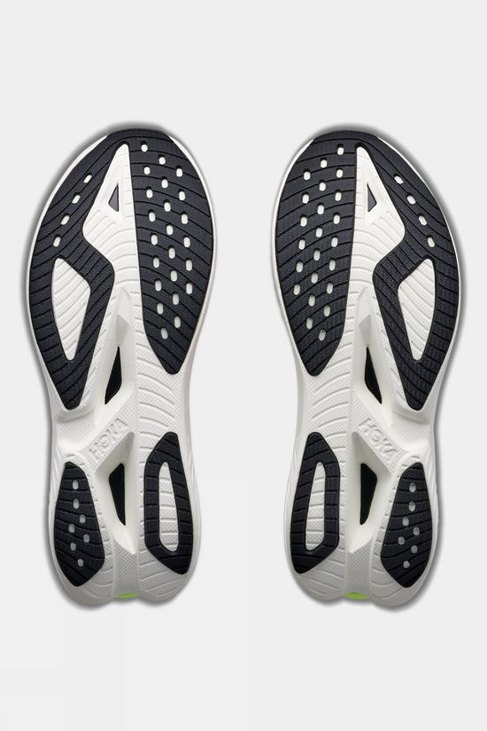 Hoka Mens Mach X 3 Shoes Black / Neon Nebula
