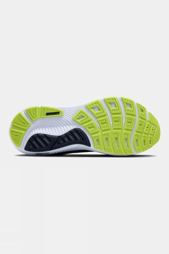 Brooks Mens Ghost 17 Shoes Peacoat/Lime/Blue