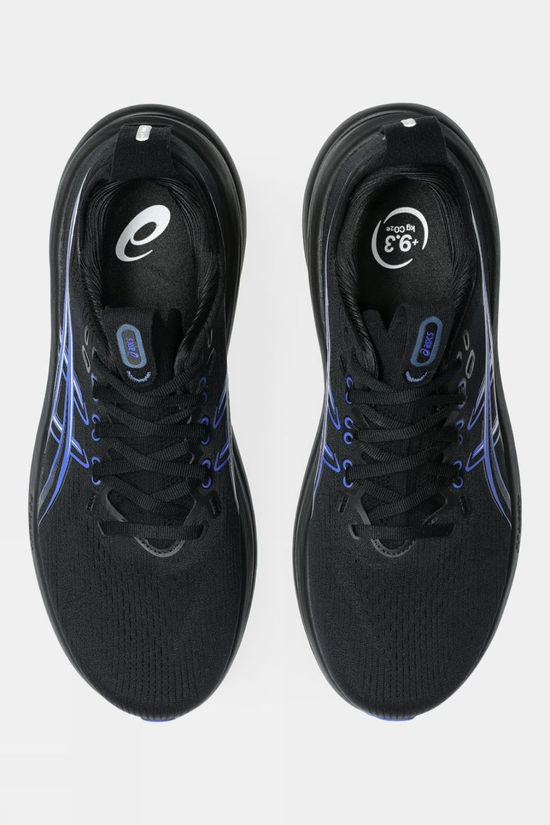Asics Mens Gel-Nimbus 28 Shoes Black/Neon Blue