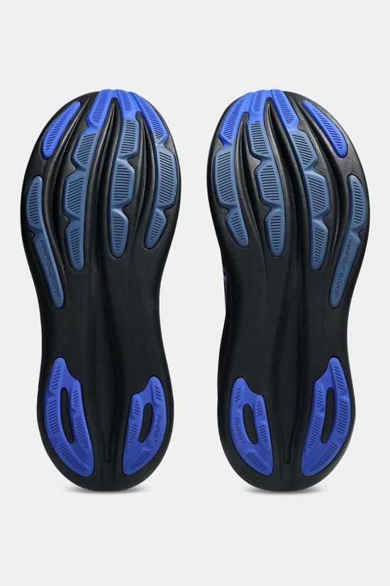 Asics Mens Gel-Nimbus 28 Shoes Black/Neon Blue