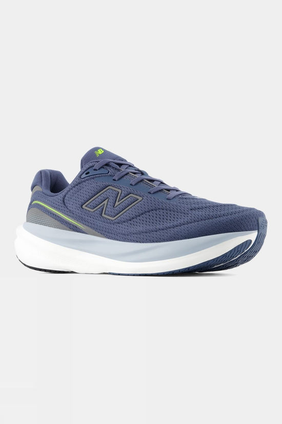New Balance Mens 1080V15 Shoes Vintage Indigo / Alkaline Green