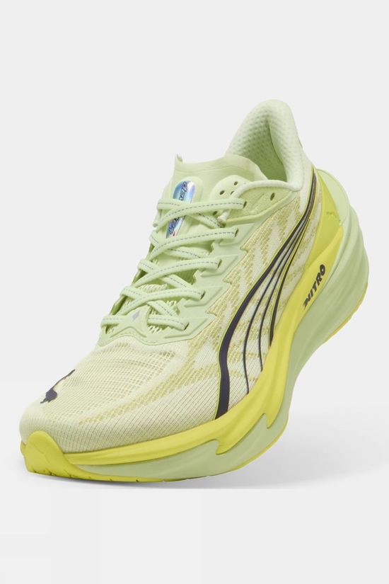 Puma Mens Deviate Nitro 4 Shoes Apple Spritz-Lux Lime