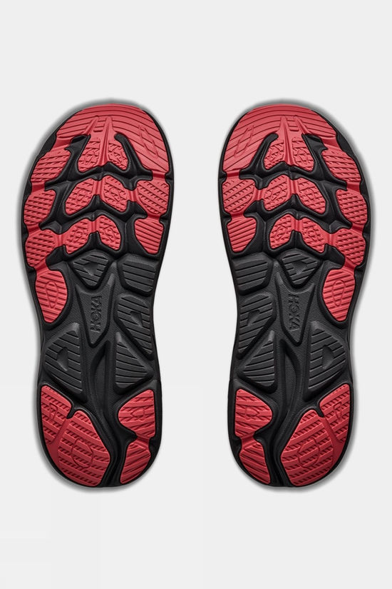 Hoka Mens Clifton 11 GTX Shoes River Rock Grey / Carbon Black