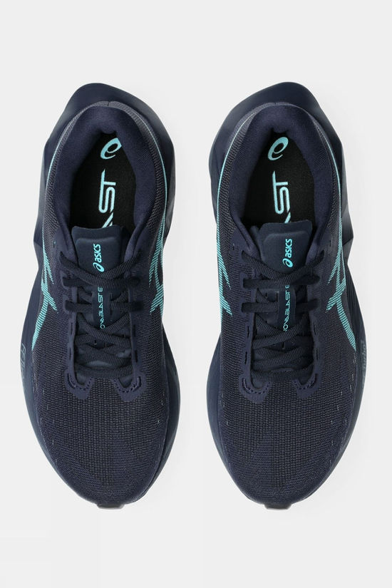 Asics Mens Novablast 6 Shoes Midnight/Energy Aqua