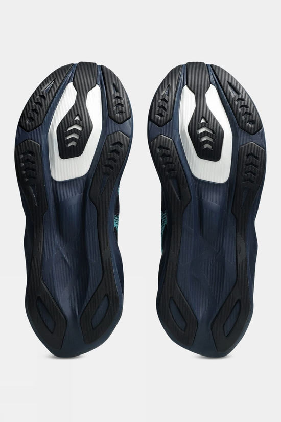 Asics Mens Novablast 6 Shoes Midnight/Energy Aqua