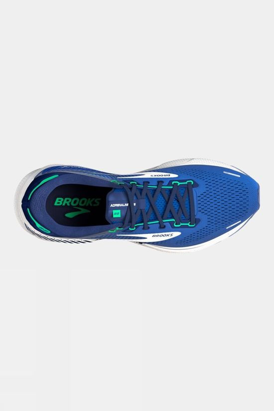 Brooks Mens Adrenaline GTS 22 Shoes 469 White Surf The Web/Blue