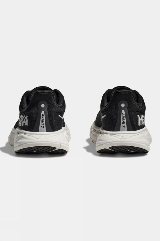 Hoka Mens Arahi 7 Shoes - Wide Black/White