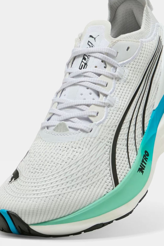 Puma Mens ForeverRun Nitro 2 Shoes Puma White/Speed Blue
