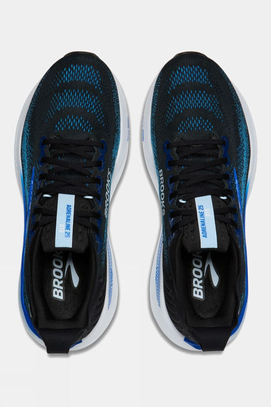 Brooks Mens Adrenaline GTS 25 Shoes Black/Blue/Nantucket Breeze