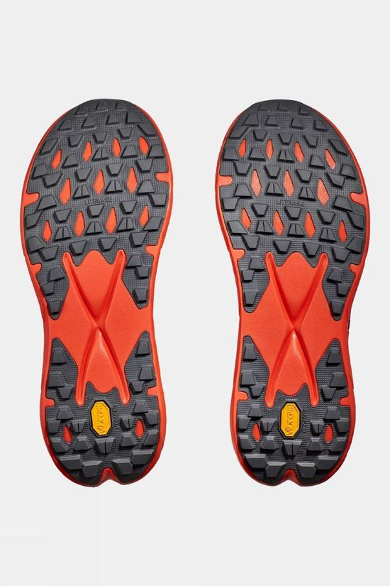 Hoka Mens Tecton X 2 Shoes Black/Flame