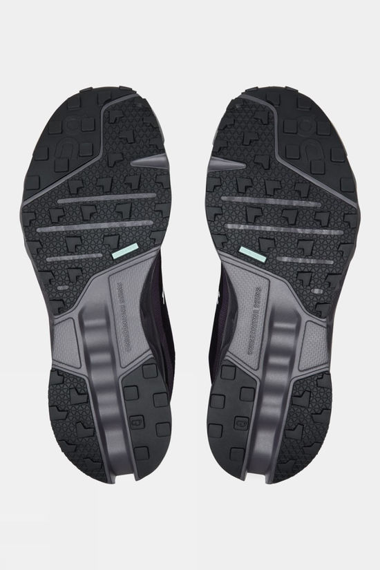 On Mens Cloudsurfer Trail Waterproof Shoes Black/Eclipse
