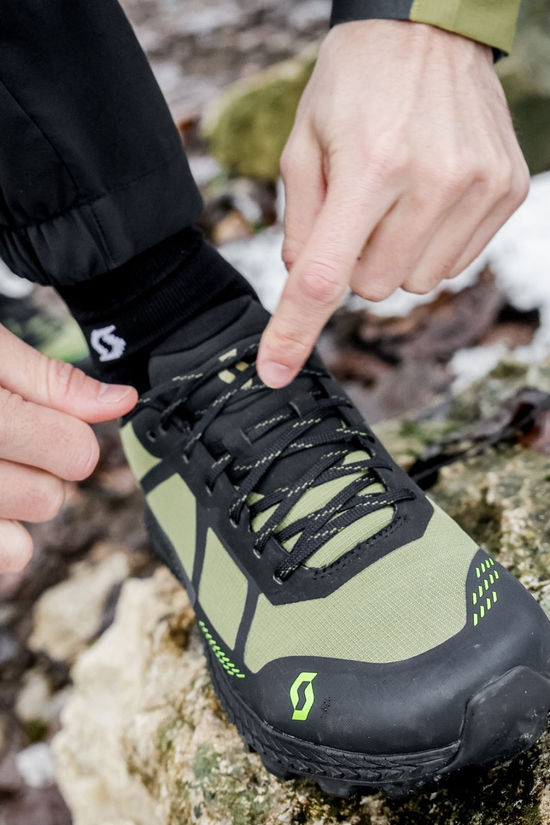 Scott Mens Supertrac 3 Shoes Mud Green/Black