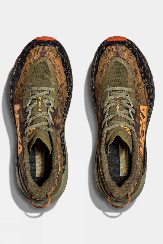 Hoka Mens Speedgoat 6 Shoes - Wide Antique Olive/Squash