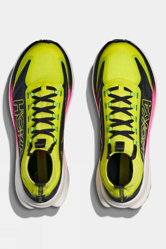 Hoka Mens Tecton X 3 Shoes Neon Hoka Citrus/Black