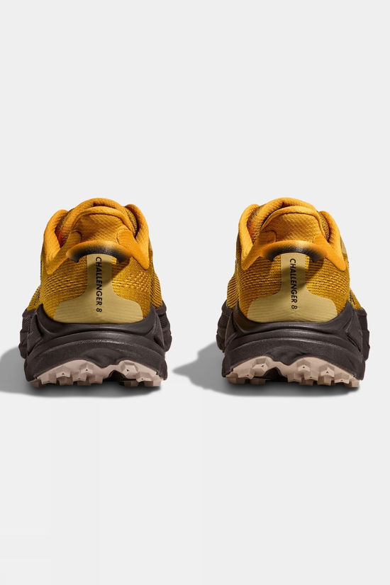 Hoka Mens Challenger 8 Shoes Mustard Seed / Black