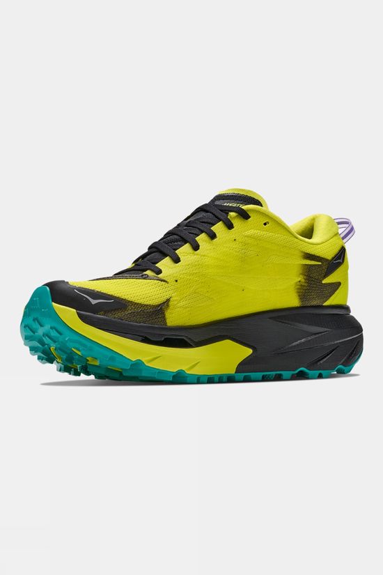 Hoka Mens Mafate 5 Shoes Black / Hoka Citrus