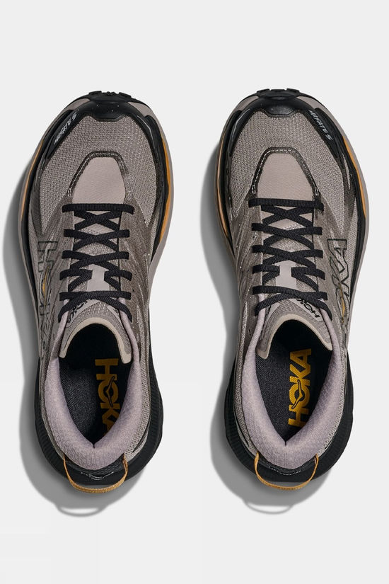 Hoka Mens Mafate 5 Shoes Cement / Black