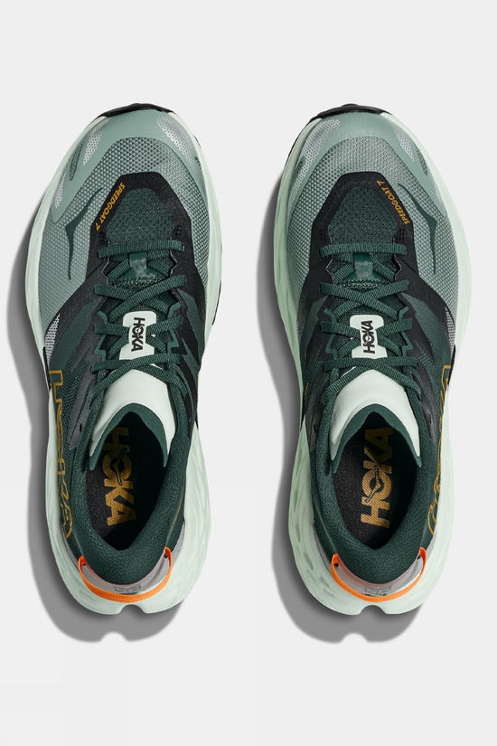 Hoka Mens Speedgoat 7 Shoes Bay Leaf / Sea Glass