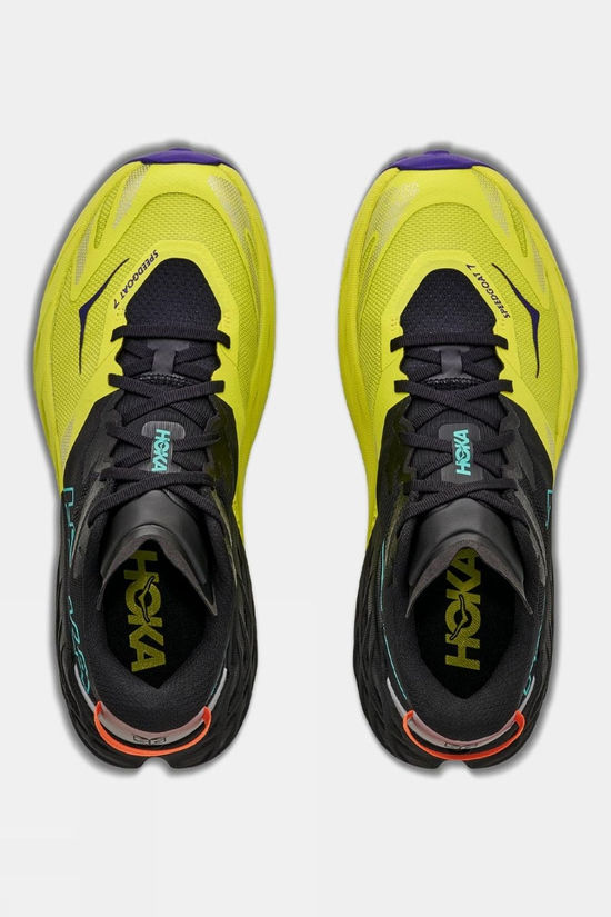 Hoka Mens Speedgoat 7 Shoes Black / Hoka Citrus